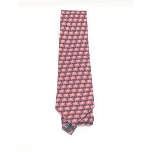 Walt Disney World Pirate Skull‎ Jolly Roger Silk Necktie Red Black